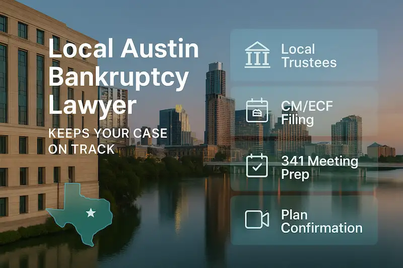 How an Austin bankruptcy Lawyer Keeps Your Case on Track