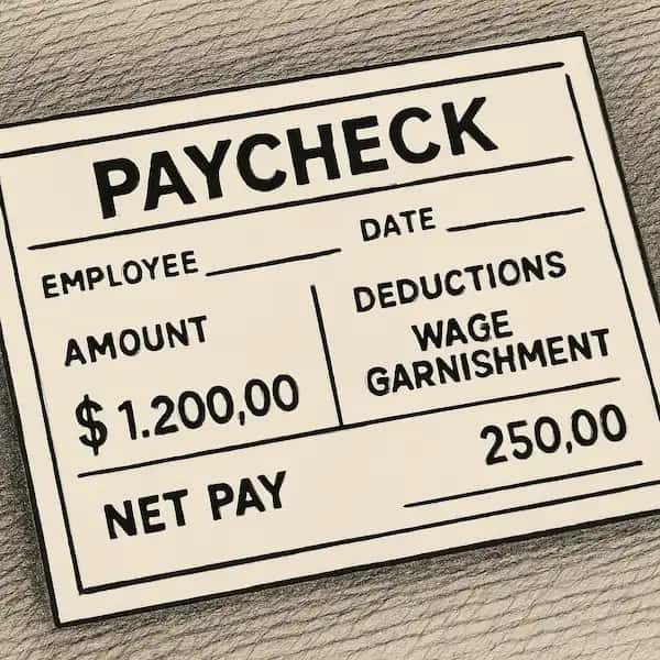 How the automatic stay interrupts most wage garnishments