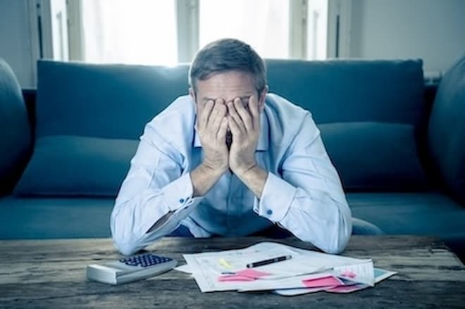 Frustrated by bills