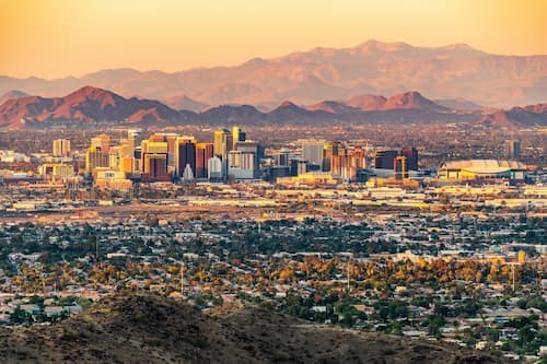 Phoenix skyline